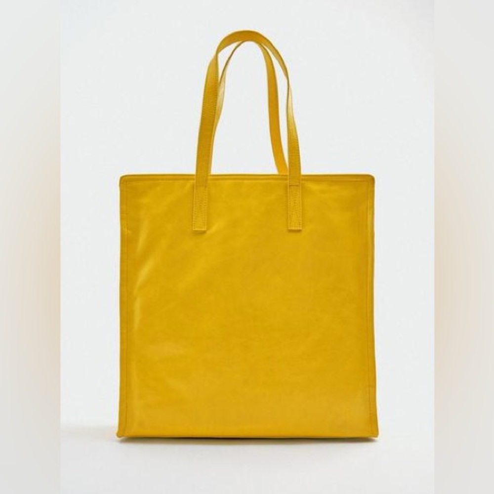 Zara Maxi Leather Tote Bag
